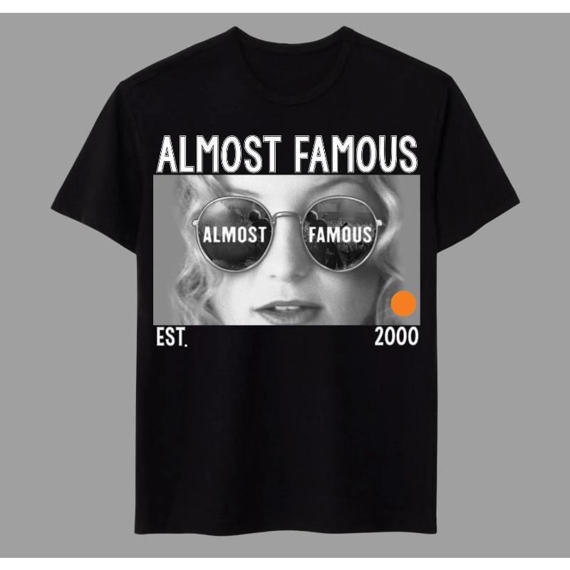 Almost famous TV movie American movie T-shirt Summer unisex loose and breathable cotton T-shirt top