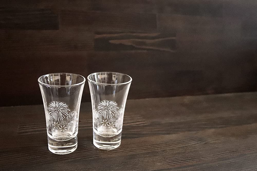 in Marumo Takagi Ceramic Cooling Fireworks Glass Opening Pair Set Cooling Fireworks Boxed Midyear Gift Gift Anniversary Changes with Temperature