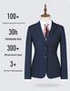 Navy Blue Women's Business Casual Suit Set for Professionals