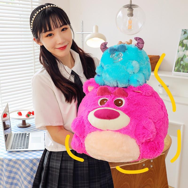 Cute Strawberry Bear Plush Toy Sullivan Stuffed Animal Cartoon Pillow Wholesale