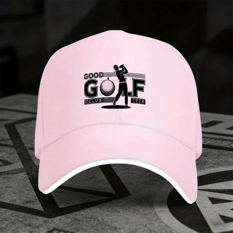 Gute Golfschläger Grafik Baseballkappe Polyester Verstellbar Lässige Kappe Zum Golfen Unisex