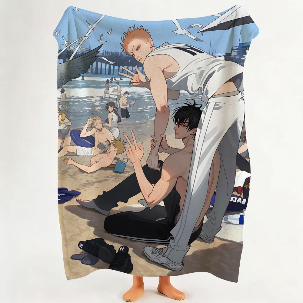 

Comic 19 D Days Throw Flannel Throw Blanket Suitable for Sofa Living Room Bedroom 75cmx90cm