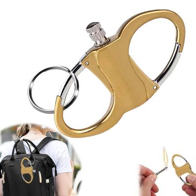 1/2Pcs Tragbare Karabiner Schlüsselanhänger Leichte Mehrzweck Outdoor Camping Wandern Rucksackreisen Metall Schlüssel