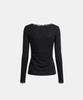 BADBLOOD Lace Layered Loose Fit Long Sleeve - Black