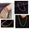 [Sanyu Trade] Pure Copper Necklace, 99.9% Pure Copper, Cuban Link Chain, Purple Copper, Unisex, for Electromagnetic Hypersensitivity, Pure Copper