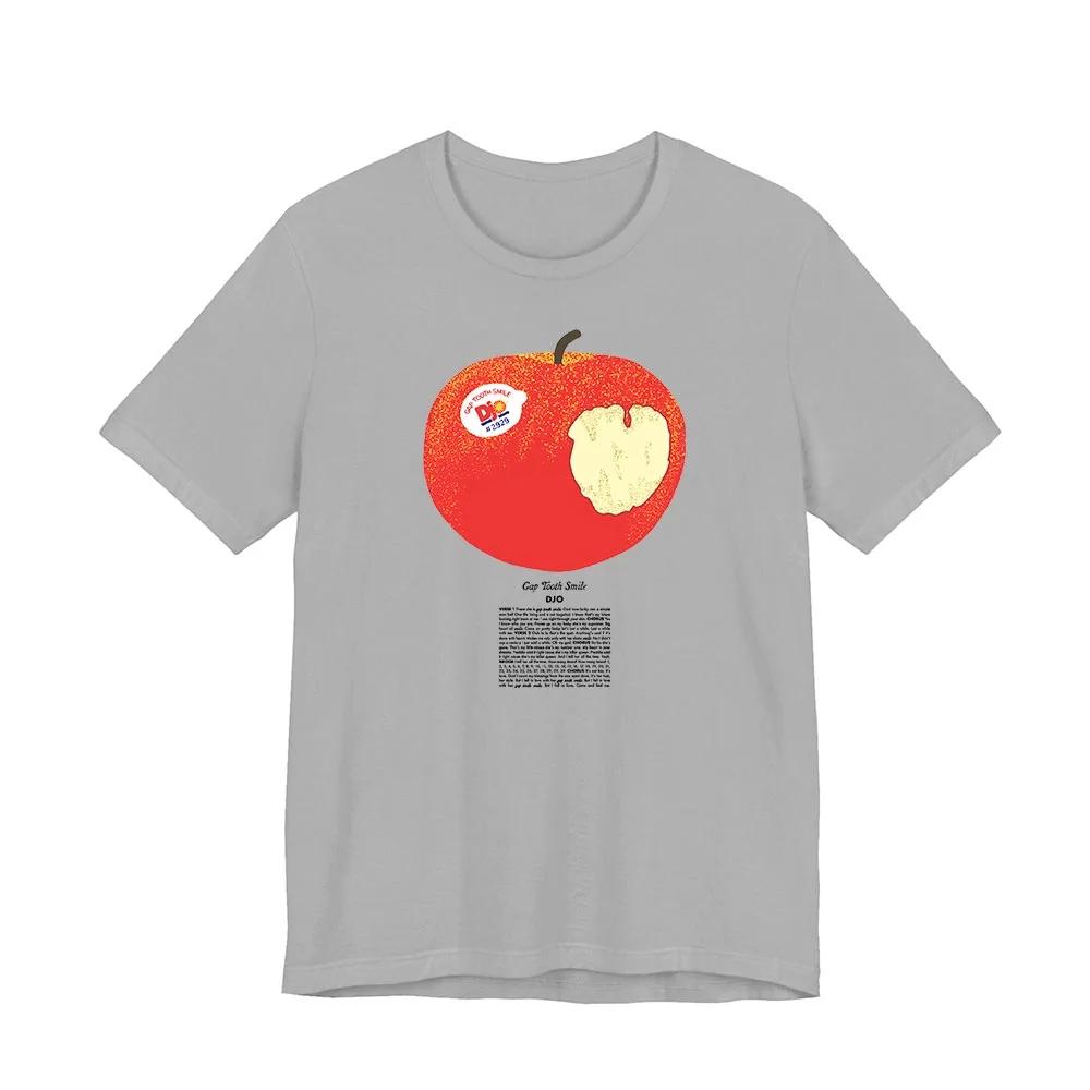 Djo Merch Apple Tshirt Fashion Unisex Unisex Women Short Sleeve Casual Tee