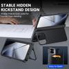 For Google Pixel 10 Pro Fold with Magnetic Power [Hidden Kickstand][Screen Protector][Hinge Protection] Slim Shockproof Protective Phone Case-Black