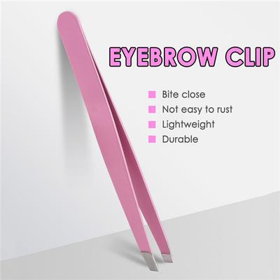 1 pz pinzette per sopracciglia viso depilazione eye Brow Trimmer clip per ciglia in acciaio inossidabile strumento cosmetico per il trucco di bellezza