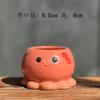 New Succulent Pot Flowerpot Hand-painted Ceramic Plant Flowerpot Creative Cute Octopus Shaped Flowerpot Home Decor