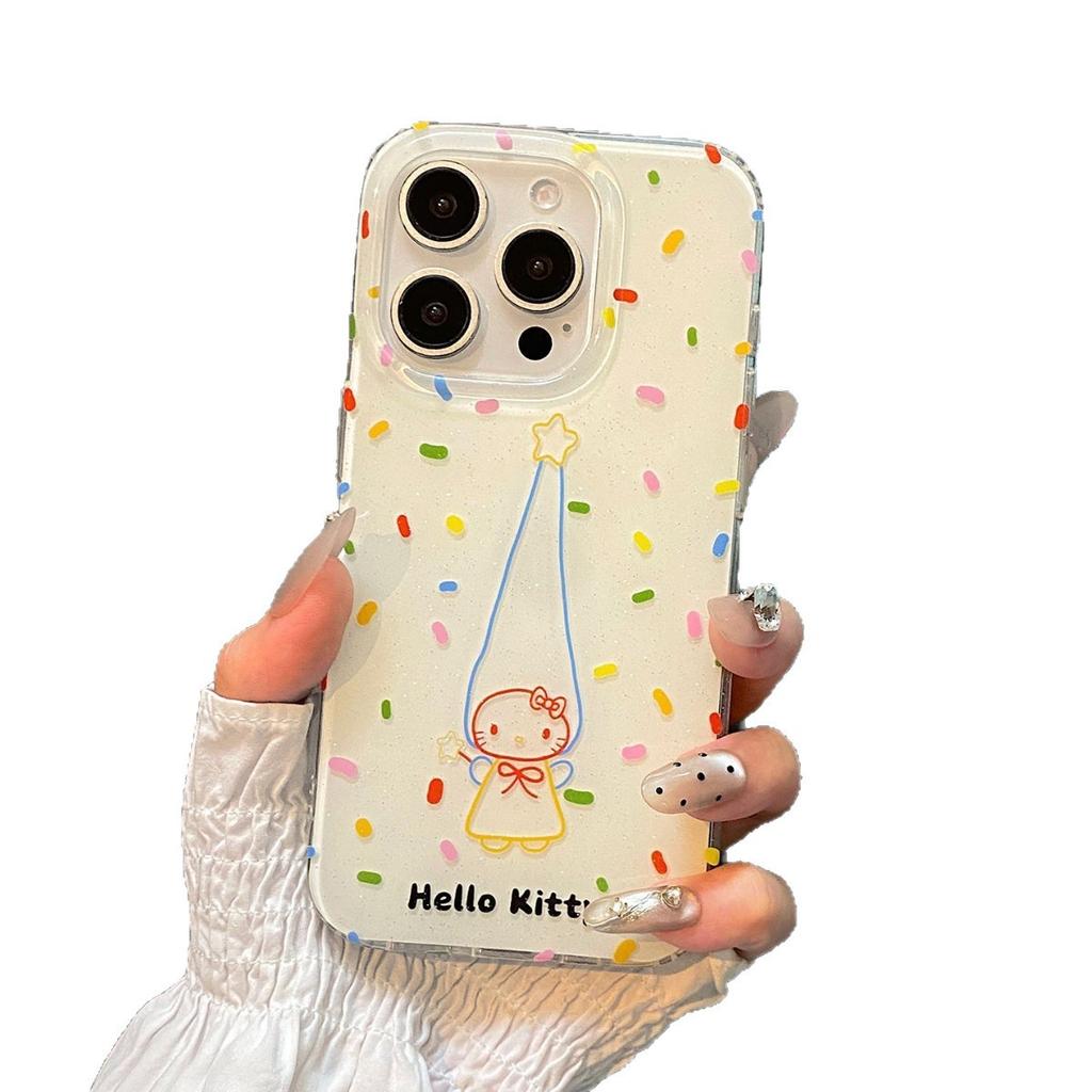 Single Layer Ribbon Katie for IPhone17pomax for Apple 16pr Mobile Phone Case 15 New Style 14 Cartoon 12