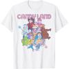 Candy Land Retro Game Characters Group Shot Logo T-Shirt