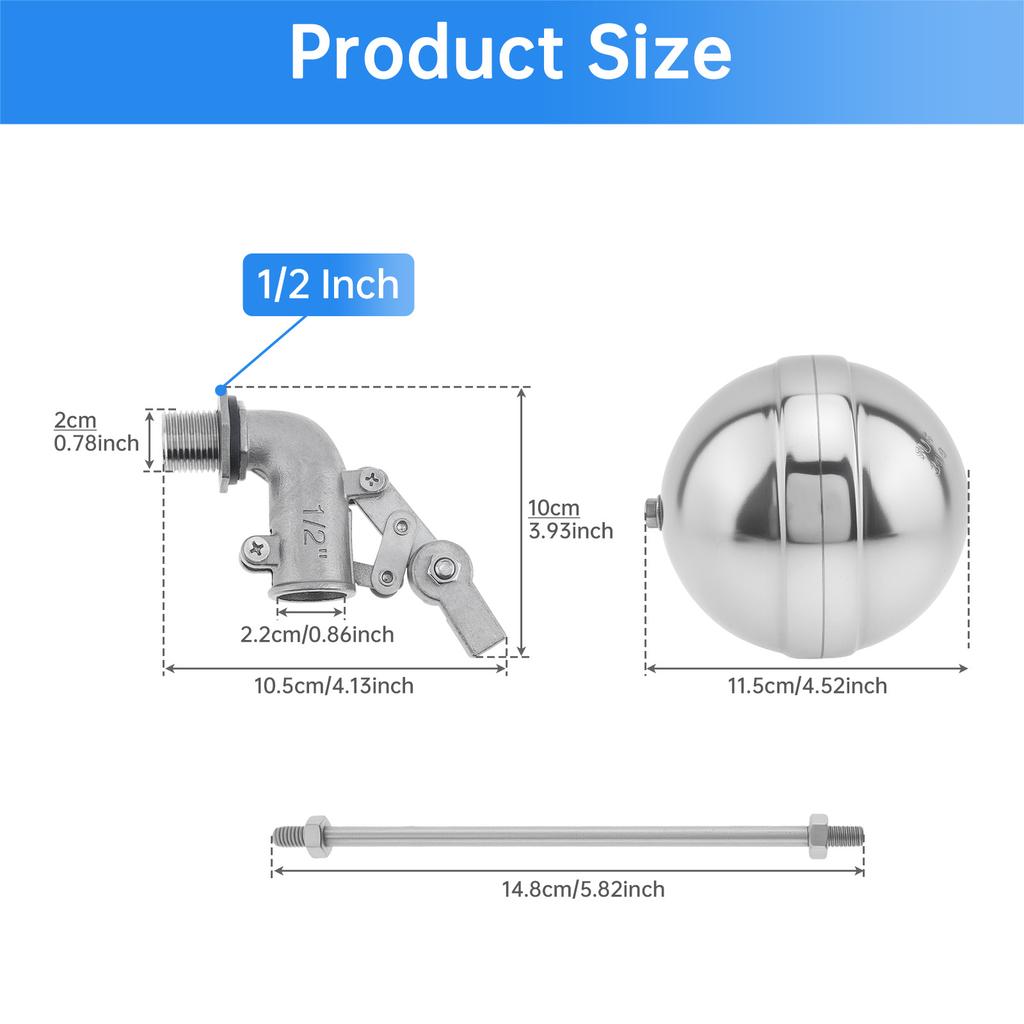 2 ks Mosazný jednosměrný zpětný ventil Vnější závit Zpětná klapka pro ohřívače vody Věže Toalety