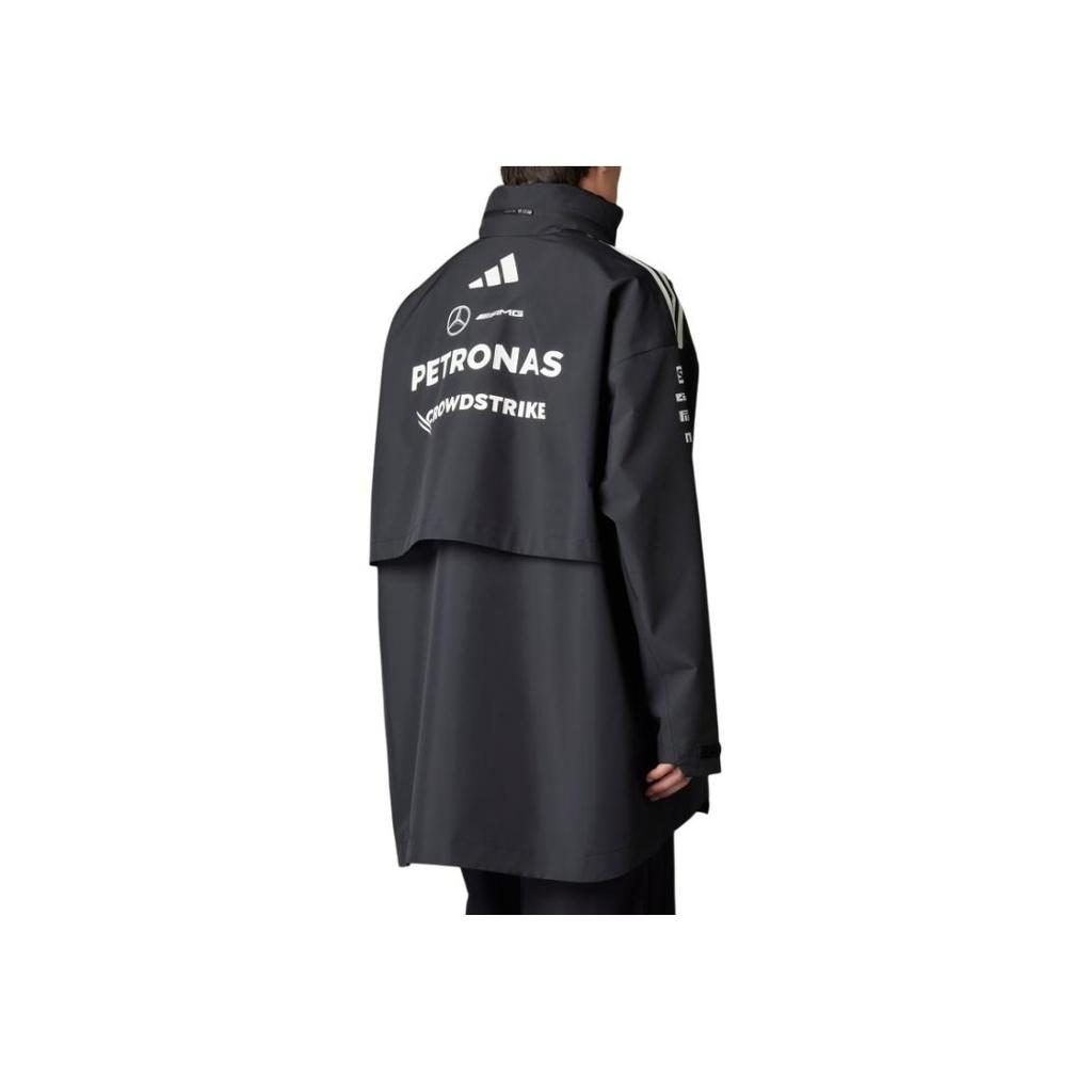 adidas X Mercedes-AMG Petronas F1 Collaboration Teammy Shelter SS25 Motorsport Fashion Versatile Casual Long Sleeve Jacket Men Jacket JZ7401