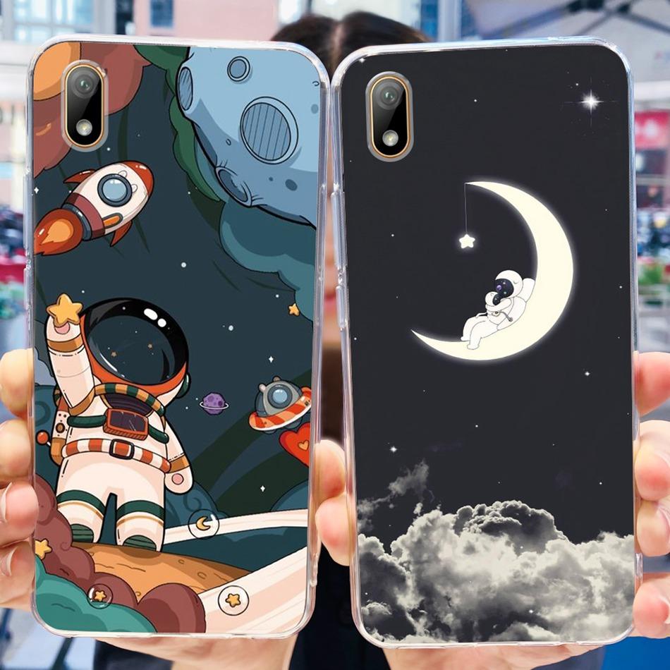 For Huawei Y5 2019 Phone Case Huawei Y5 (2019) AMN-LX9 LX1 LX2 LX3 Fashion Painted Soft Silicone TPU Slim Back Cover
