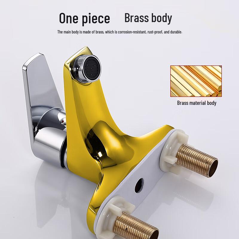 Larsd Double-Hole Basin Faucet