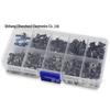 10 Varieties of 180 Key Tactile Pushbutton Switches, 6x6x4.3-14mm, Four-Pin Plug-In Design