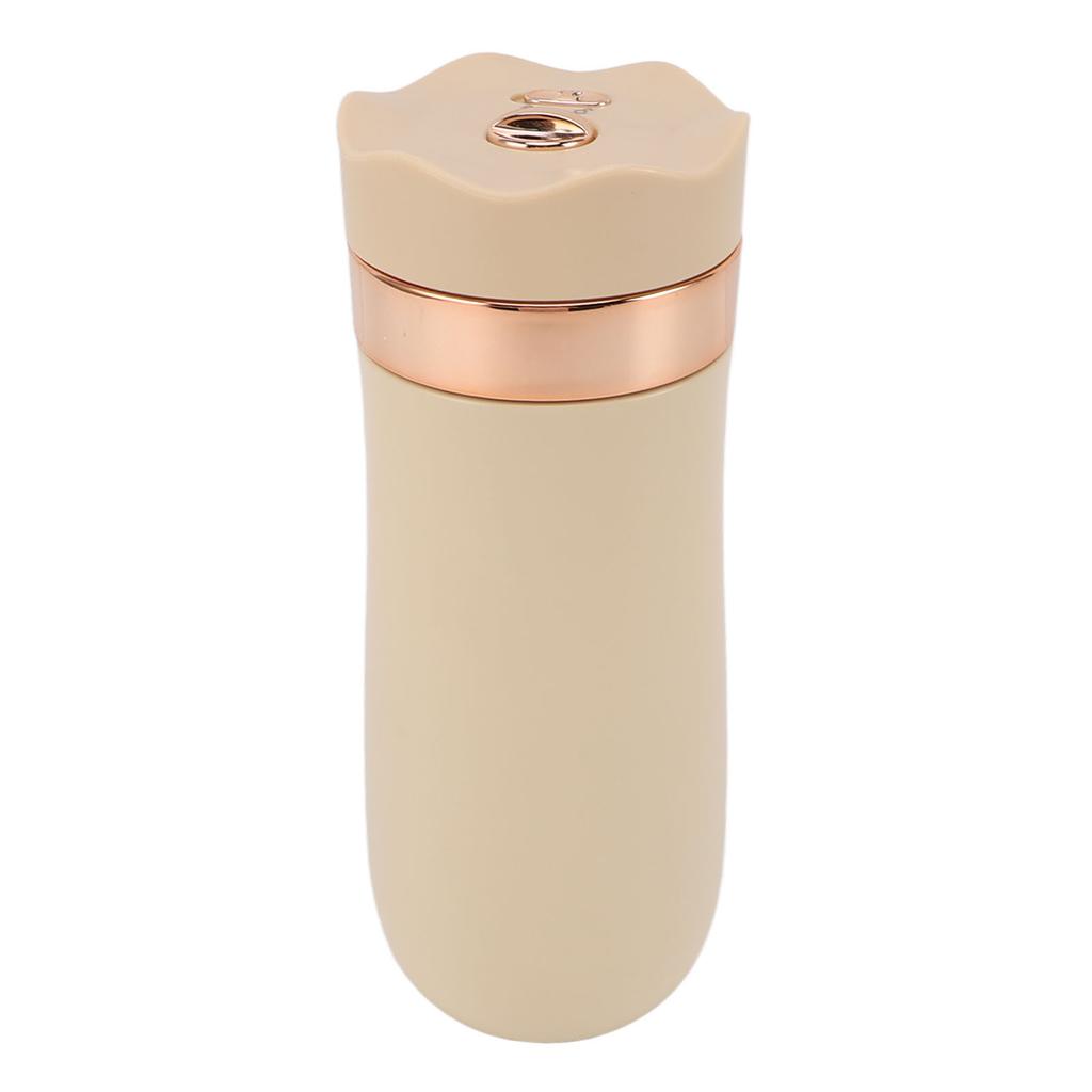 French Press Mug Stainless Steel Insulated Portable 320ml Chinese Style Coffee Mug for Outdoor