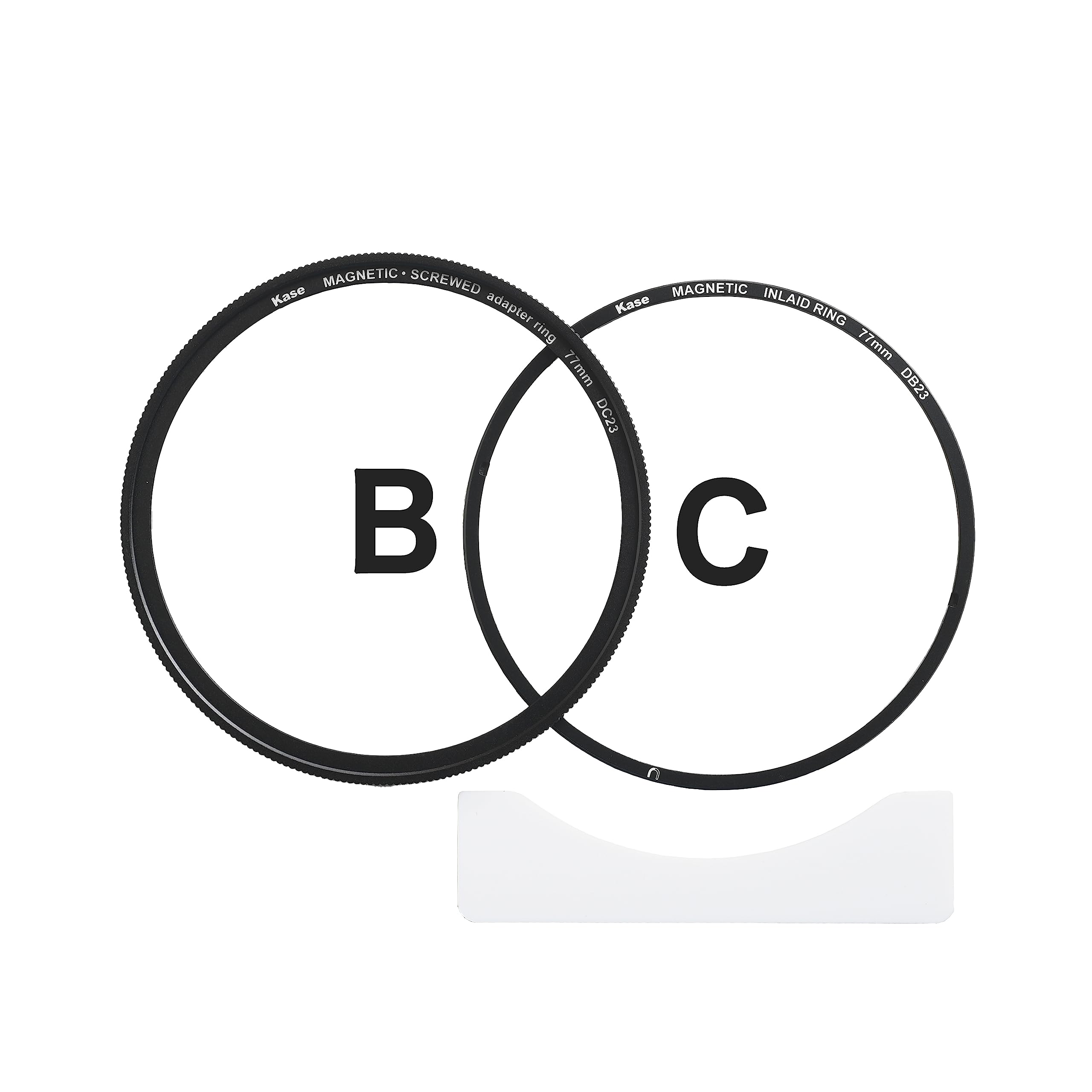 

Kase Magnetic Filter Adapter 77mm of 2 (Set B+C ) чёрный