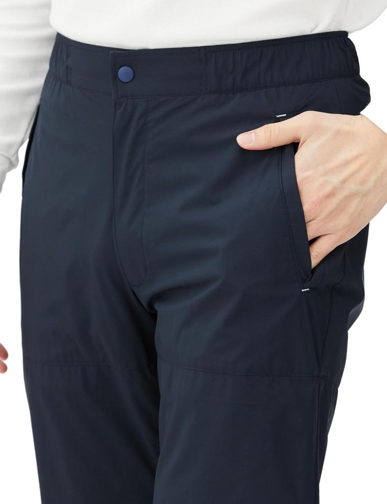 Coq Sportif Rain Wear Breathable Water Resistant Stretch Top and Bottom Set Golf Sleeves Detachable QGMXJH10W NV00 LL [Le Golf] [Limited Distribution]