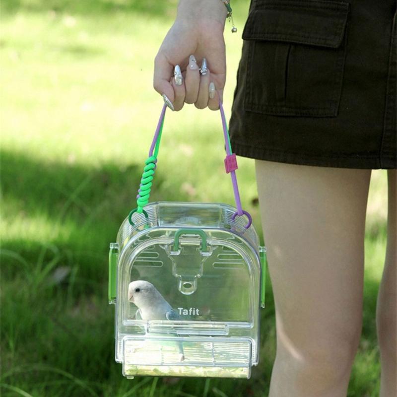 Outdoor Cats Backpacks Public Transport Pet Bag Large Detachable Cats Carriers for Transporting Parakeets and Finches
