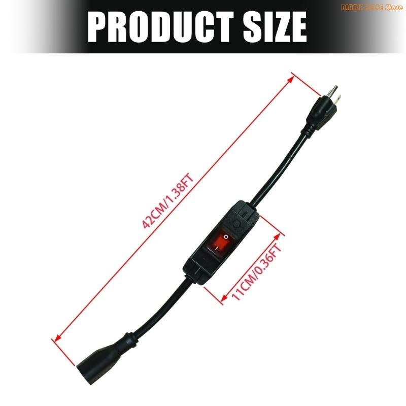 K1AE Heavy Duty Outdoor Waterproof Extension Cord 16A 250V 3 Prong Extension Cord