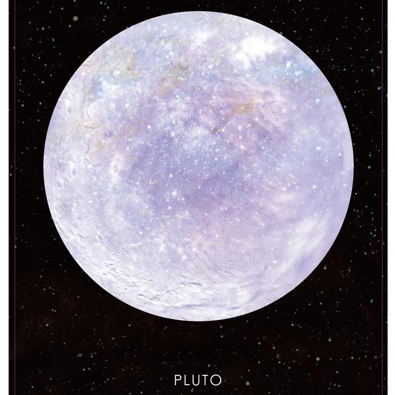 

30Pack Japanese and Korean Style Creative Starry Planet Series Round Memo Pad Memo Pad Notebook Office Notes Stationery