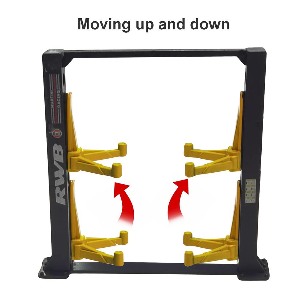 ARCADORA Garage Repair Tool Set ABS Model Car Display Geometric Black 1/64