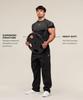 GYMSHARK Herr Quick-Dry Andningsbar Kompressionströja, Kortärmad Muskellinje T-shirt