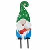 1 Stück Weihnachtsschilder aus Metall aus Schmiedeeisen, Gartenzwergdekoration für den Außenbereich, Gartenhandwerk, Rasendekoration, Gartendekoration