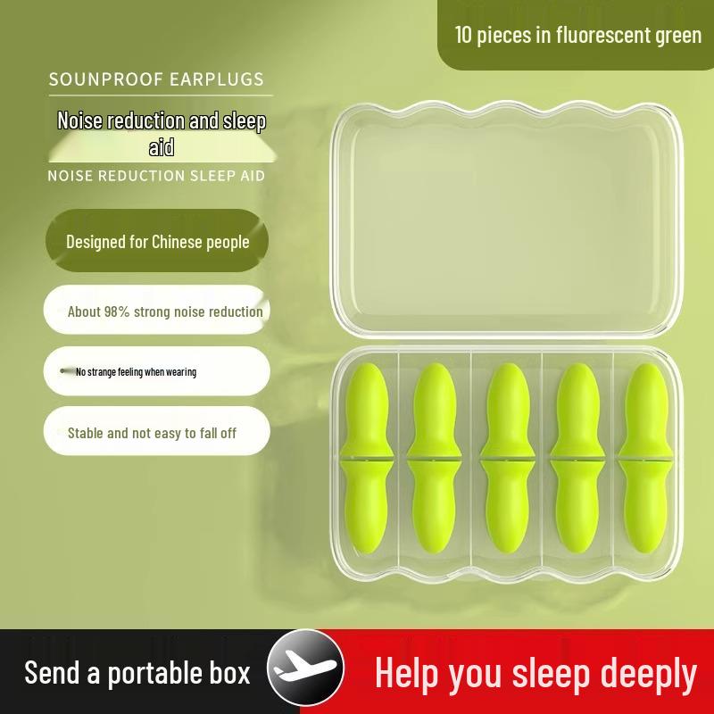 Noise-Reducing Sleep Earplugs: Soundproof, Snore Prevention, Perfect for Studying & Nighttime Silence