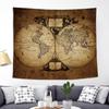 Tapeçaria de mapa mundial: Decoração de Parede Globo e Mural para Pendurar