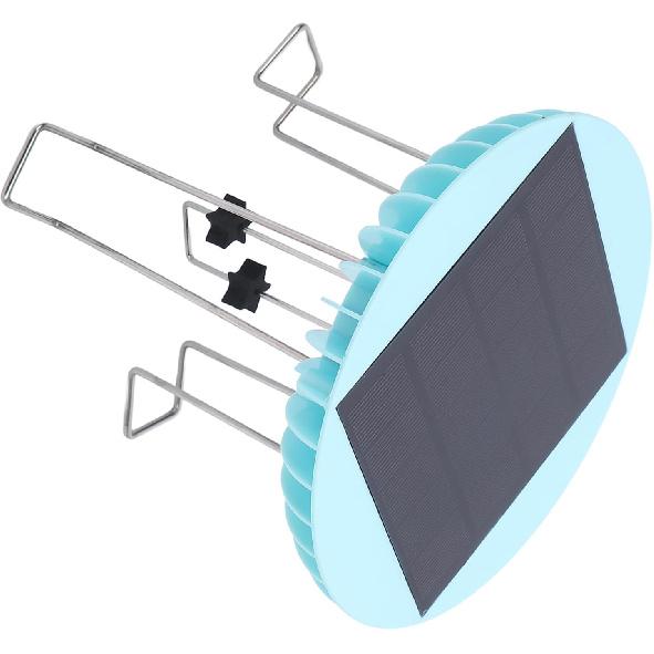 Solar Powered Water Agitator 0.5W Bird Bath Water Mixer Solar Panel Wiggler with Bracket for Garden Pond Decoration