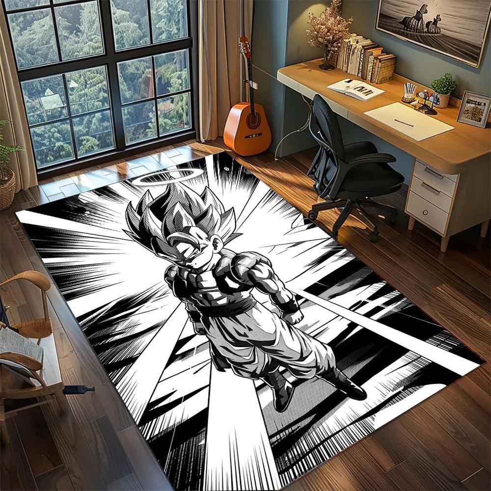 Dragon Ball!Rug Carpet Large Area Rug Non Slip Washable Floor Mat Gamer Room Bedroom Home Decor