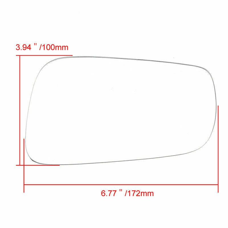 Car Rearview Left/Right Side Heated Mirror Glass Fit for VW Jetta Golf MK4 Passat 1999-2004