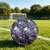 1pc Moonlit Garden Cat Theme Soccer Ball Football, Size 5, Lightweight PVC, Durable Outdoor Training Soccer Ball, Gift M61459