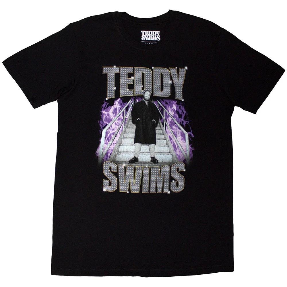 

Teddy Swims T-Shirt: Retro Bootleg (Black) OFFICIAL NEW L