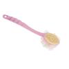 Double-Sided Bath Brush with Long Handle & Soft Bristles, Back Scrubber & Smoother w/Hanging Loop and Bath Ball Accessory.