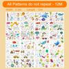 Animal Canvas Children's Drawing Roll DIY Coloring Paper Roll Color Filling Graffiti Paper-cut Painting Educational School