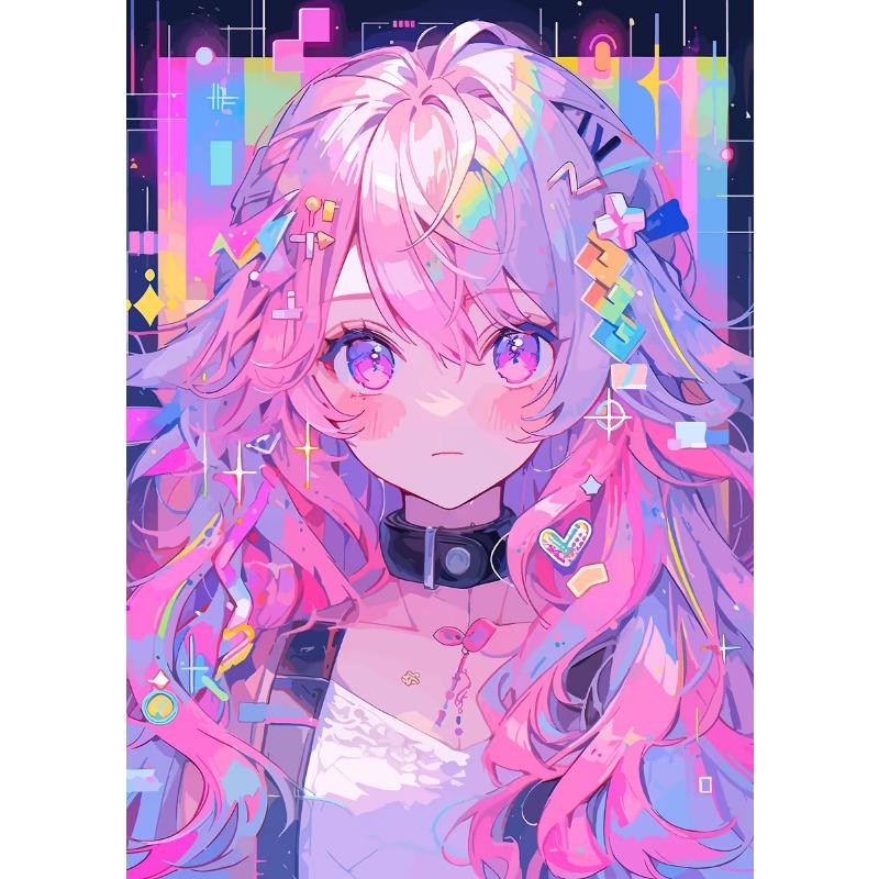 Sexy And Cute Sweet Cat Young Girl Anime Portrait Art Poster Canvas Printing Living Room Bedroom Home Wall Decoration Painting