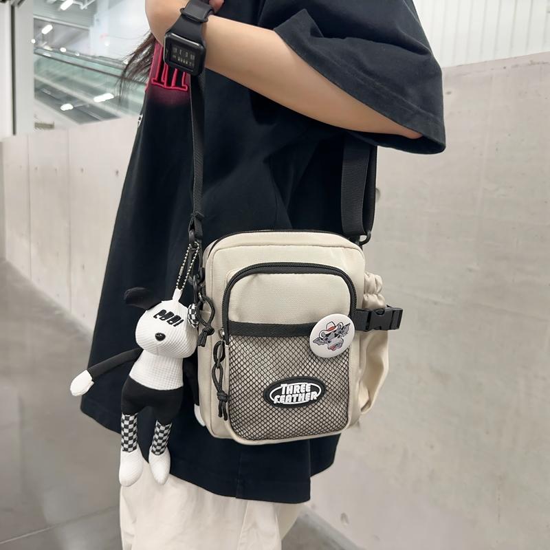 Herren Umhängetasche Mini Kleine Tasche Handytasche Kleine Quadratische Tasche Mehrschichtige Tasche