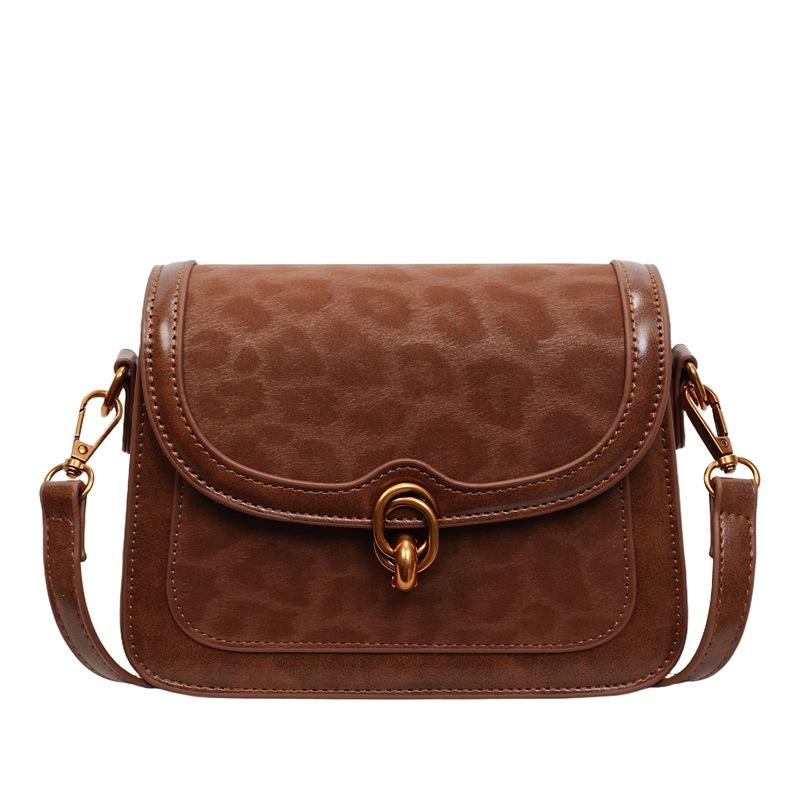 Retro Commuter Large-capacity Bag Women's 2025 New Casual Autumn and Winter Versatile Shoulder Messenger Bag Small Square Bag