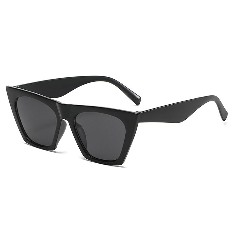 Best Selling Trend Women Square Glasses Custom Logo Vintage Cat Eye Ladies Sunglasses