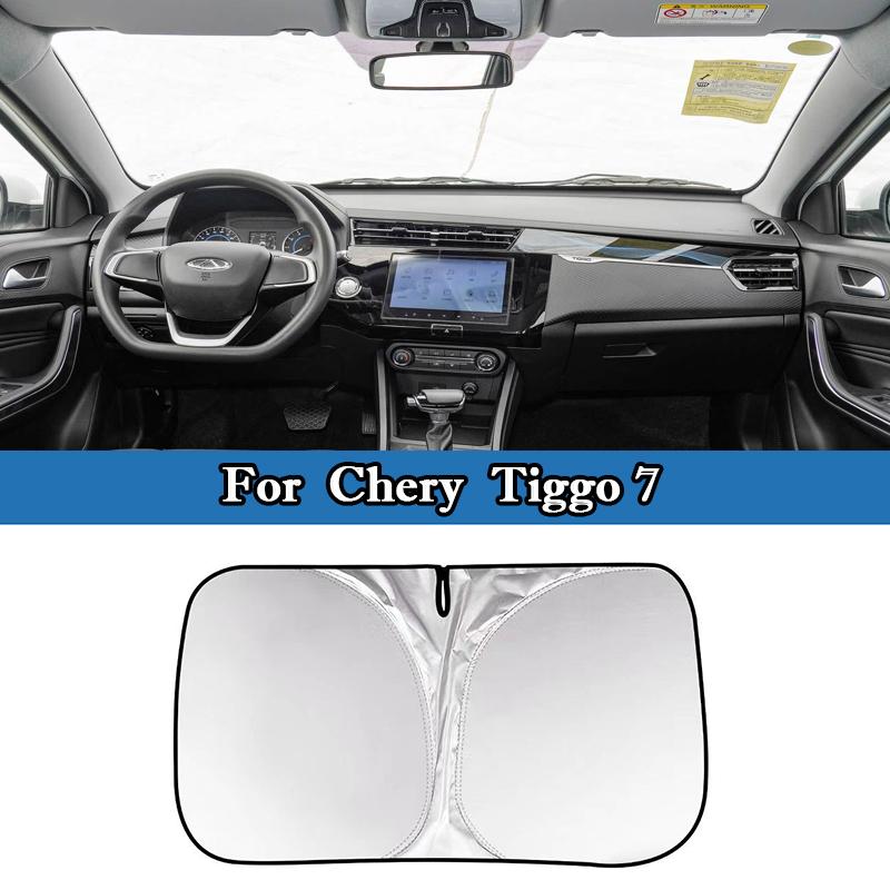 Osłona przeciwsłoneczna na przednią szybę samochodu Pokrowiec na przednią szybę Ochrona UV wnętrza do Chery Arrizo 5 8 Tiggo 3 7 9 8 Plus Pro OMODA EQ1 EQ5