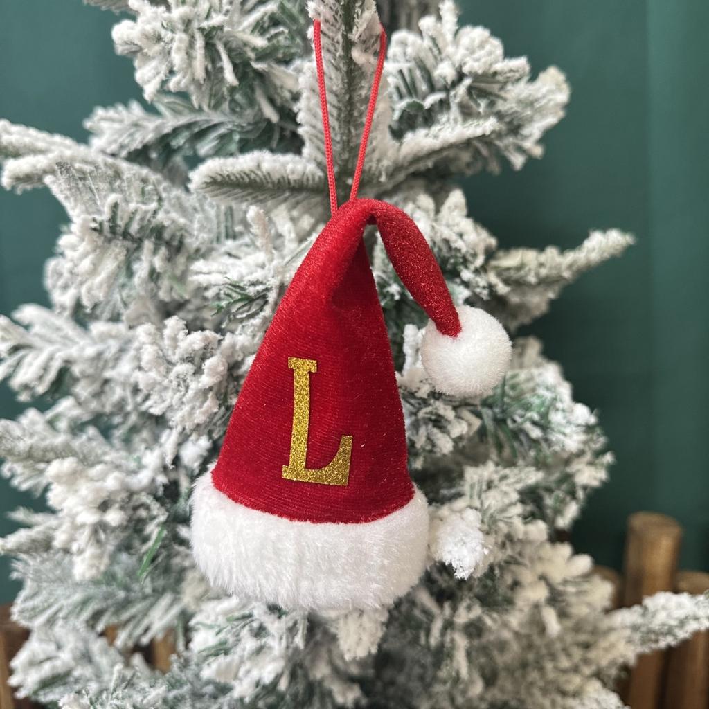 Christmas Decorations: Christmas Hats, Christmas Lollipop Caps, Christmas Hat Knife And Fork Covers, Wine Bottle Caps, Decorative Items