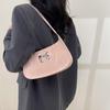 Suede Bow Casual Texture Underarm Bag New Niche Design Simple Commuting Trendy Bag