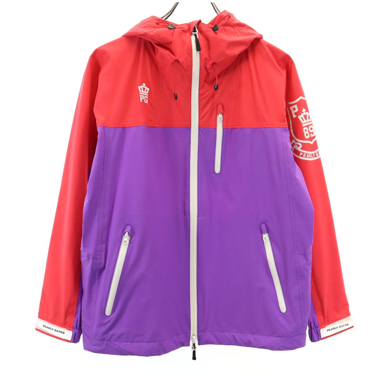 

PEARLY GATES golf Rain jacket purple Women Used