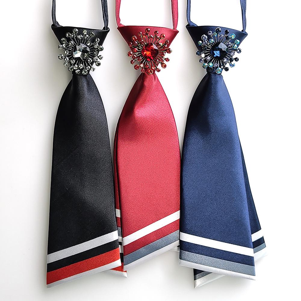 Unisex Japanese & Korean Academy Style No-Tie Uniform Collar Ornament - Fashion Tie for JK Girl Shirts
