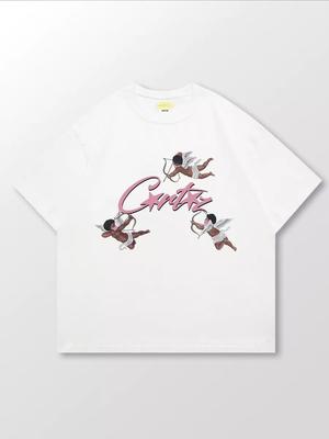 Bawełniany T-shirt oversize z nadrukiem Corteiz