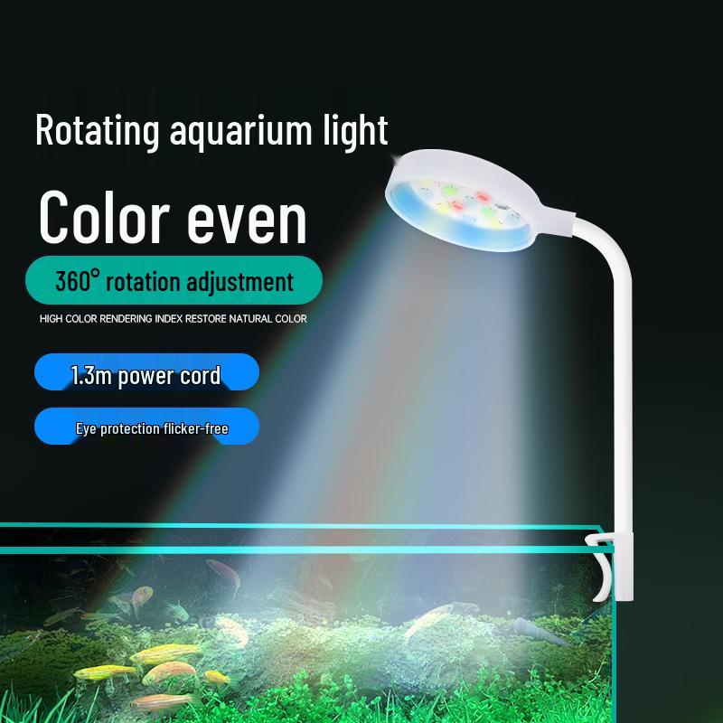 Mini USB LED Clip Light for Aquariums - High Brightness for Aquatic Plants
