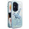 KADEM For Honor 400 Pro 5G (Global) Case Dragonfly Kickstand TPU Flowers Glitter Phone Cover